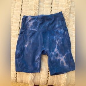 Baleaf - 7” Biker Shorts in Tie Dye Blue